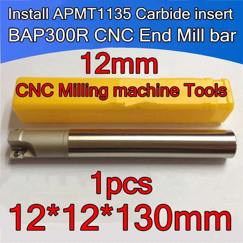 12*12*130mm 1lutes 12mm Petiole BAP300R Install APMT1135 Carbide insert CNC End Mill bar CNC tools Free shipping
12*12*130mm 1lutes 12mm Petiole BAP300R Install APMT1135 Carbide insert CNC End Mill bar CNC tools Free shipping