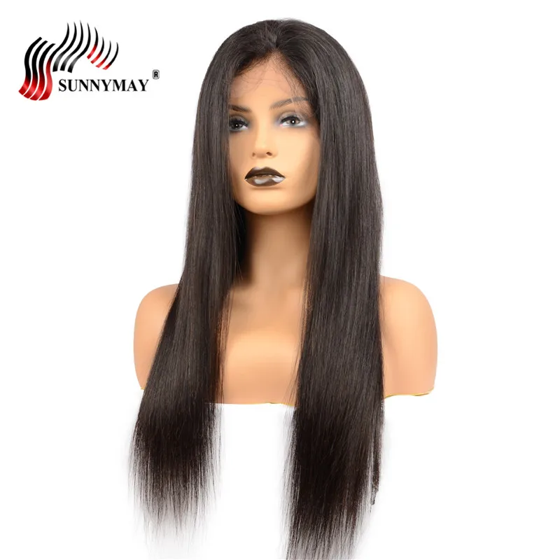 Sunnymay Peruvian Virgin Hair Full Lace Human Hair Wigs Silk Straight Pre Plucked Lace Wig With Baby Hair For Black Woman
Sunnymay Peruvian Virgin Hair Full Lace Human Hair Wigs Silk Straight Pre Plucked Lace Wig With Baby Hair For Black Woman