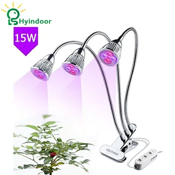 LED Lighting Three Head Grow Lamp For Plant Growing 15W LED Light Dimmable USB Clip Desk Plants with 360 Degree Flexible Goosene
LED Lighting Three Head Grow Lamp For Plant Growing 15W LED Light Dimmable USB Clip Desk Plants with 360 Degree Flexible Goosene