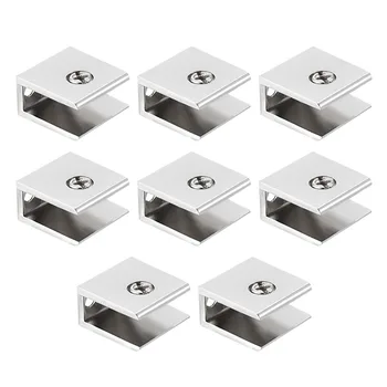 Uxcell 8pcs Hot Adjustable Rectangle Glass Clamp Shelf Brackets Glass Shelve Bracket Clip Holder Zinc Alloy for 8-10mm Thickness
Uxcell 8pcs Hot Adjustable Rectangle Glass Clamp Shelf Brackets Glass Shelve Bracket Clip Holder Zinc Alloy for 8-10mm Thickness
