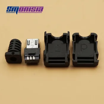 200sets 4 in 1 2.0 B type Micro USB male 5P Plug Solder Cable Assembly for Digital Mini usb Adapter Connector with Plastic Shell
200sets 4 in 1 2.0 B type Micro USB male 5P Plug Solder Cable Assembly for Digital Mini usb Adapter Connector with Plastic Shell