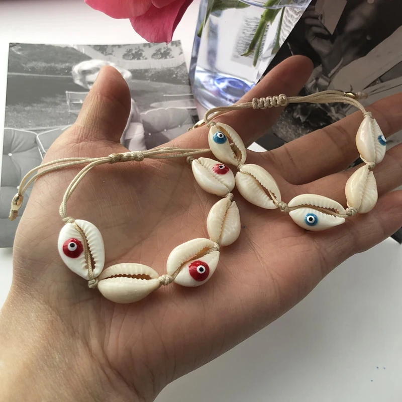 Original KBJW Handmade Jewelry Factory Direct Evil Eye Weave Bracelet Natural Shell Enamel Bracelets for Women Daliy Wearing
Original KBJW Handmade Jewelry Factory Direct Evil Eye Weave Bracelet Natural Shell Enamel Bracelets for Women Daliy Wearing