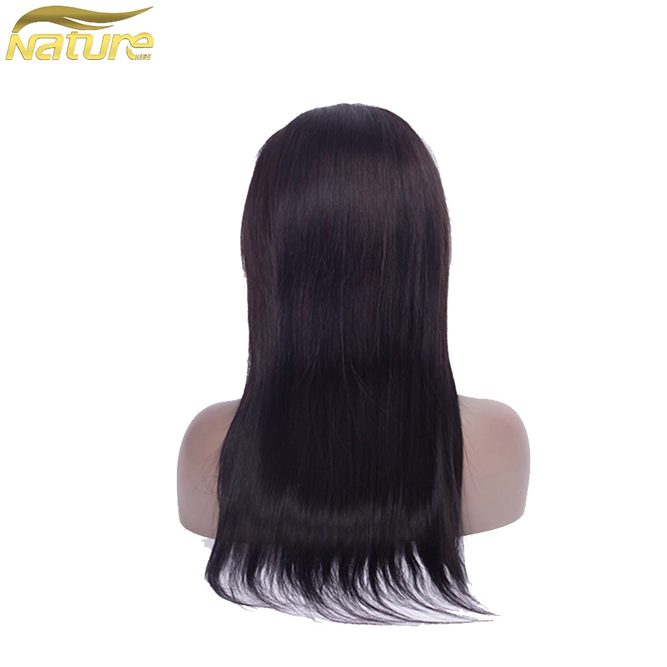 NatureHERE Brazilian Straight Human Hair Wigs 10"-22" Lace Front Hair Wigs Natural Color Non-Remy 100% Wigs Made By 4*4 Closure
NatureHERE Brazilian Straight Human Hair Wigs 10"-22" Lace Front Hair Wigs Natural Color Non-Remy 100% Wigs Made By 4*4 Closure