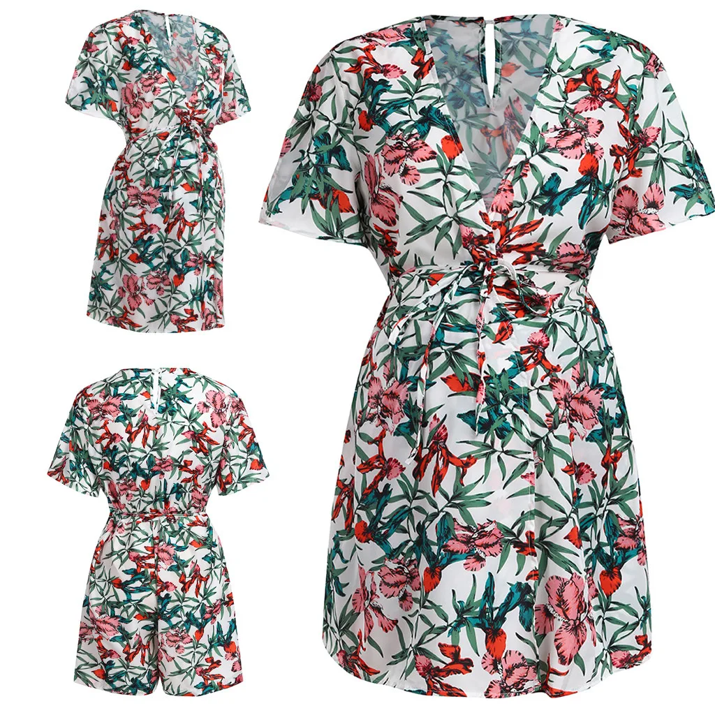 Huang Neeky W#4 Fashion Casual Daily Women's Maternity Pregnanty Short Sleeve V-neck Floral Leaf Print Plus Size Jumps Dress Hot
Huang Neeky W#4 Fashion Casual Daily Women's Maternity Pregnanty Short Sleeve V-neck Floral Leaf Print Plus Size Jumps Dress Hot