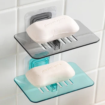 Single Layer Soap Dish Box Kitchen Tools Bathroom Accessories Soap Dish Suction Holder Storage Organizer Soap Box Stand Cup Soap
Single Layer Soap Dish Box Kitchen Tools Bathroom Accessories Soap Dish Suction Holder Storage Organizer Soap Box Stand Cup Soap