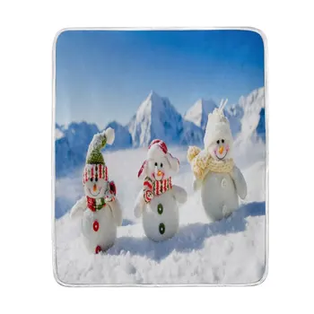 Merry Christmas Cute Snowman Snow Mountain Blue White Blanket Soft Warm Cozy Bed Couch Lightweight Polyester Microfiber Blanket
Merry Christmas Cute Snowman Snow Mountain Blue White Blanket Soft Warm Cozy Bed Couch Lightweight Polyester Microfiber Blanket
