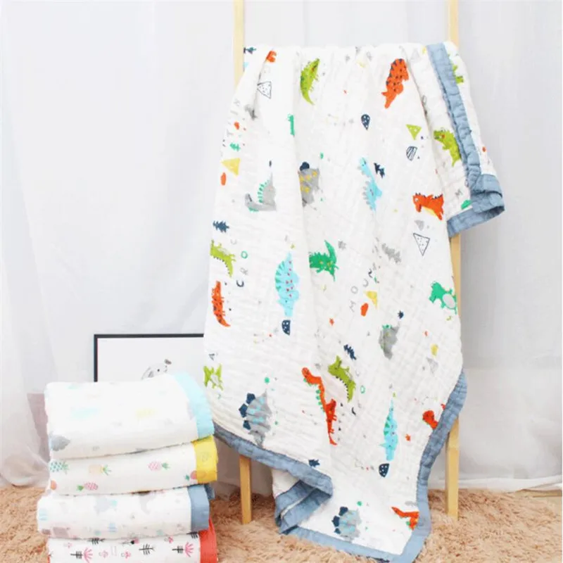150*200cm 6 Layer Cotton Muslin Blanket for Baby Kids Toddler and Adult Summer Towelling Quilt Single big Size Bedding Blanket
150*200cm 6 Layer Cotton Muslin Blanket for Baby Kids Toddler and Adult Summer Towelling Quilt Single big Size Bedding Blanket