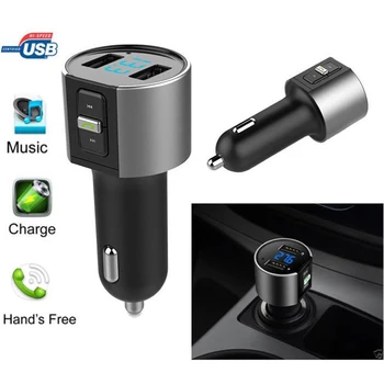 Handsfree Bluetooth Car Cigarette Lighter Kit MP3 Player Wireless FM Transmitter Bluetooth Car Radio Dual USB Charger for Phone
Handsfree Bluetooth Car Cigarette Lighter Kit MP3 Player Wireless FM Transmitter Bluetooth Car Radio Dual USB Charger for Phone