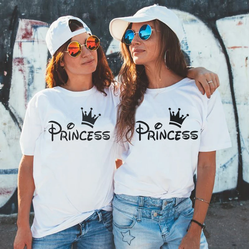 Women's T-shirts Harajuku Kawaii Paired T-shirts Best Friends T Shirt White Tee Shirt Femme Cotton Camisas Mujer Streetwear
Women's T-shirts Harajuku Kawaii Paired T-shirts Best Friends T Shirt White Tee Shirt Femme Cotton Camisas Mujer Streetwear