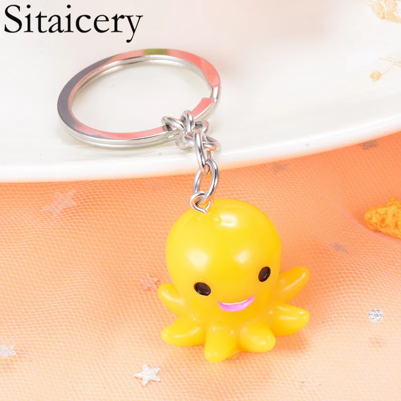 Sitaicery Key Chain Octopus Keychain Ring Fashion Animal Jewelry For Women Girls Lovers Car Bag Charms Christmas Gift Key Ring
Sitaicery Key Chain Octopus Keychain Ring Fashion Animal Jewelry For Women Girls Lovers Car Bag Charms Christmas Gift Key Ring