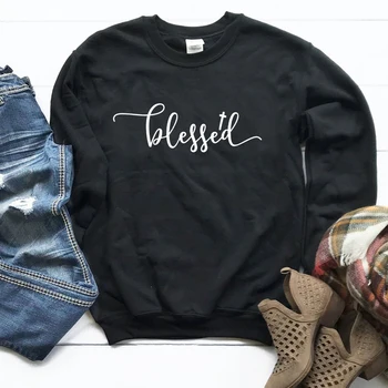 Blessed Women Sweatshirt O Neck Long Sleeve Christian Hoodie Causal Tops 90s Aesthetic Streetwear Pullover Hoody Drop Shipping
Blessed Women Sweatshirt O Neck Long Sleeve Christian Hoodie Causal Tops 90s Aesthetic Streetwear Pullover Hoody Drop Shipping