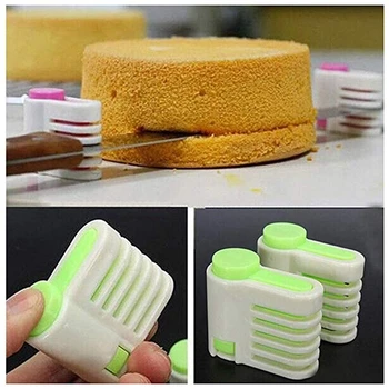 2PCS DIY Cake Slicer Stratification Auxiliary Bread Slice Cutter Toast Cut 5 Layers Leveler Slicer Kitchen Fixator Guide Tool
2PCS DIY Cake Slicer Stratification Auxiliary Bread Slice Cutter Toast Cut 5 Layers Leveler Slicer Kitchen Fixator Guide Tool