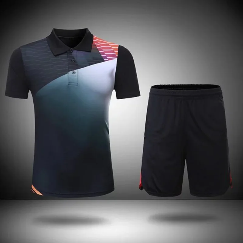 Men's and women's badminton clothes set training suit sweat absorbent breathable Uniforms T-shirt & Shorts table tennis clothes
Men's and women's badminton clothes set training suit sweat absorbent breathable Uniforms T-shirt & Shorts table tennis clothes
