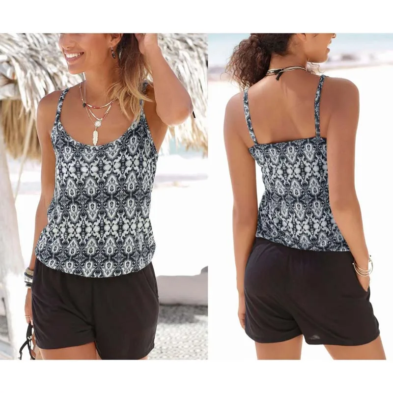 Sexy Sleeveless jumpsuit romper 2019 summer women bodysuit pocket shorts beach backless playsuit coveralls female frock S-2XL
Sexy Sleeveless jumpsuit romper 2019 summer women bodysuit pocket shorts beach backless playsuit coveralls female frock S-2XL