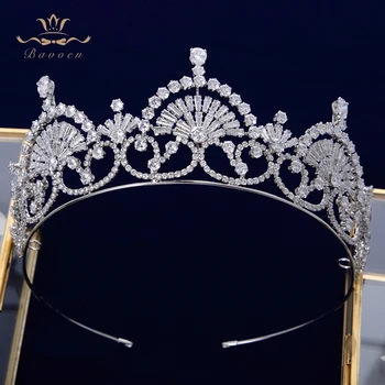 Royal Full Zircon Crystal Brides Tiaras Crowns Wedding Hairbands Royal Queen Evening Hair Jewelry Wedding Accessories
Royal Full Zircon Crystal Brides Tiaras Crowns Wedding Hairbands Royal Queen Evening Hair Jewelry Wedding Accessories