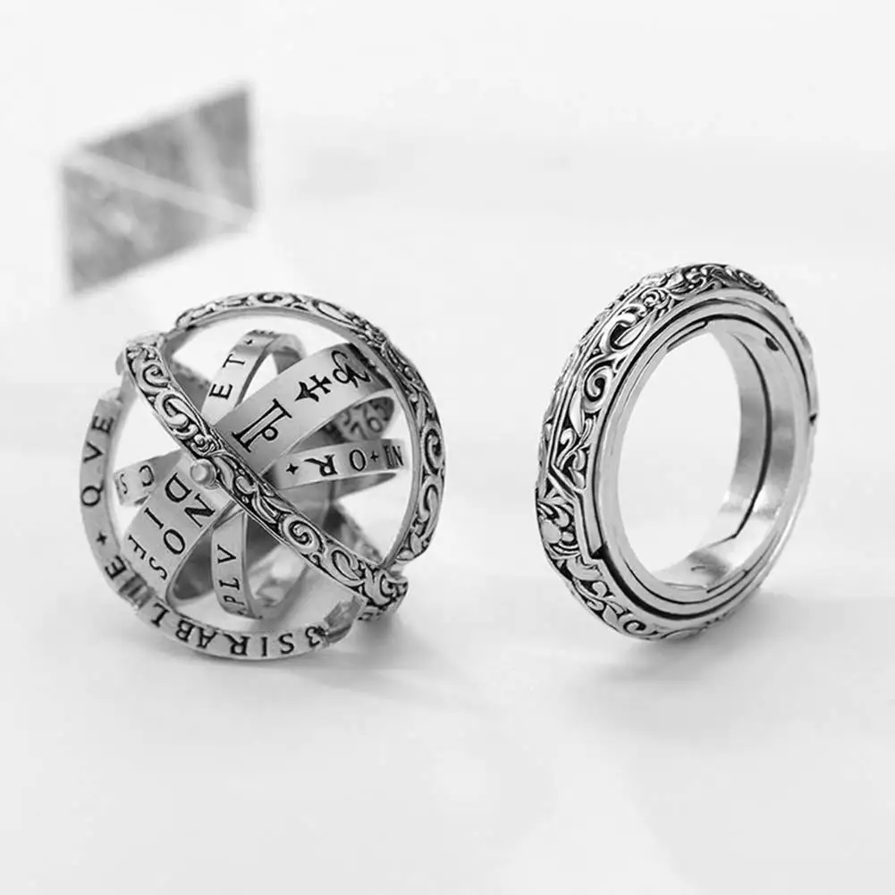 Folding Ring Astronomical Sphere Ball Ring Cosmic Finger Ring Couple Lover Jewelry Gifts
Folding Ring Astronomical Sphere Ball Ring Cosmic Finger Ring Couple Lover Jewelry Gifts