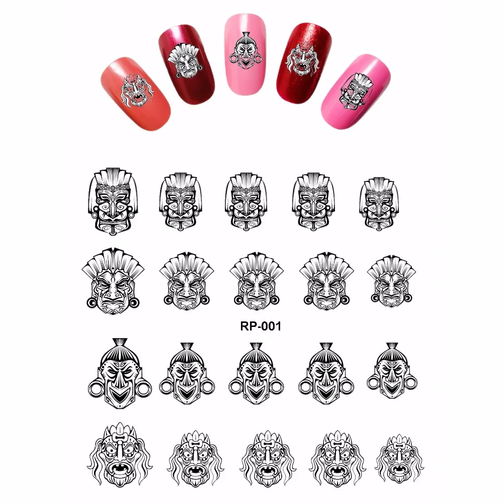 Nail Sticker WATER DECAL SLIDER AFRICA TOTEM FACE MASK TRADITIONAL NATIVE PATTERN RP001-006
Nail Sticker WATER DECAL SLIDER AFRICA TOTEM FACE MASK TRADITIONAL NATIVE PATTERN RP001-006