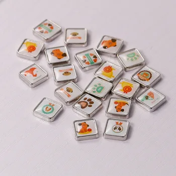 DoreenBeads Zinc Based Alloy Charms For Glass Locket Square silver color At Random Animal Robbot 10mm( 3/8") x 10mm( 3/8"), 5 PC
DoreenBeads Zinc Based Alloy Charms For Glass Locket Square silver color At Random Animal Robbot 10mm( 3/8") x 10mm( 3/8"), 5 PC