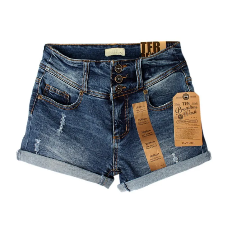 Jeans Woman High Waist Denim Shorts Summer Women Short Jeans Ladies Shorts Cowboy Fabric Femme 2017 Fashion 3 Buttons
Jeans Woman High Waist Denim Shorts Summer Women Short Jeans Ladies Shorts Cowboy Fabric Femme 2017 Fashion 3 Buttons