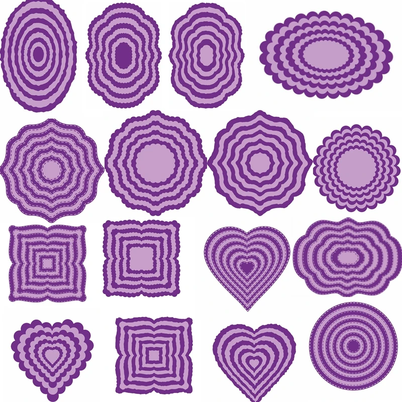 Various Irregular Layers Framework Metal Cutting Dies Stencil Scrapbook Album Embossing For Gift Card Making Handcrafts Decor
Various Irregular Layers Framework Metal Cutting Dies Stencil Scrapbook Album Embossing For Gift Card Making Handcrafts Decor
