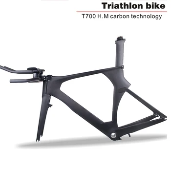 Aero Carbon Triathlon Bicycle Frame For Di2 Derailleur 700c Wheel Carbon Bicycle Frame Carbon Time Trial Frame With Brake TRP
Aero Carbon Triathlon Bicycle Frame For Di2 Derailleur 700c Wheel Carbon Bicycle Frame Carbon Time Trial Frame With Brake TRP