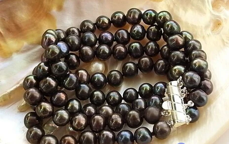 shitou 00740 4ROW 8"8- 9MM BLACK ROUND FW CULTURED PEARL BRACELET
shitou 00740 4ROW 8"8- 9MM BLACK ROUND FW CULTURED PEARL BRACELET