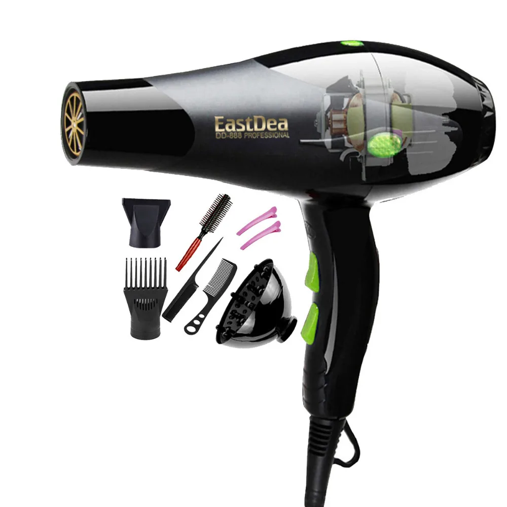 

Professional Strong Power 2100W AC motor hair dryer for hairdressing barber salon tools blow dryer low hairdryer hair dryer