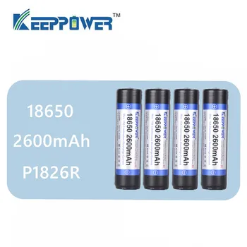 4 pcs keeppower 2600mAh 18650 battery P1826R protected li-ion rechargeable battery Max 15A discharge drop shipping
4 pcs keeppower 2600mAh 18650 battery P1826R protected li-ion rechargeable battery Max 15A discharge drop shipping