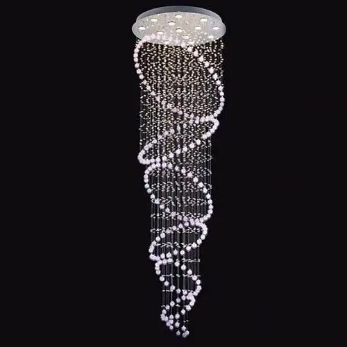 Modern Circle Rain Drop Clear K9 Crystal Chandelier Lighting for Hotel Hall Staircase Lighting Fixture Flush Mount
Modern Circle Rain Drop Clear K9 Crystal Chandelier Lighting for Hotel Hall Staircase Lighting Fixture Flush Mount