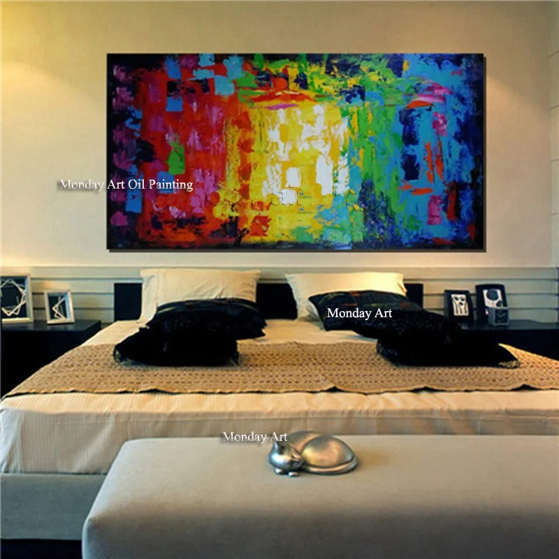Modern Handpainted Abstract Canvas painting Colorful Wall Pictures for Living Room Office Bedroom Modern Christmas Gift Decor ar
Modern Handpainted Abstract Canvas painting Colorful Wall Pictures for Living Room Office Bedroom Modern Christmas Gift Decor ar