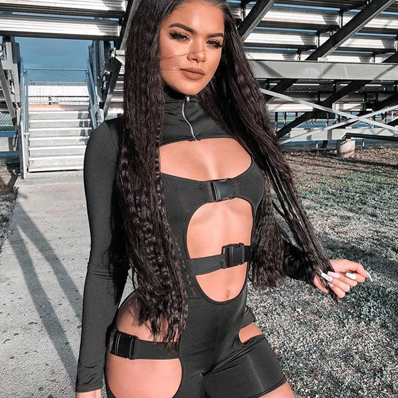 Neon Green Gothic Style Women Playsuits Temperament Turtleneck Bandage Rompers Womens Jumpsuit Bodies Ladies Sexy Bodys Mujer
Neon Green Gothic Style Women Playsuits Temperament Turtleneck Bandage Rompers Womens Jumpsuit Bodies Ladies Sexy Bodys Mujer