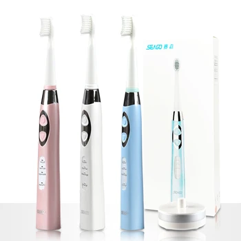 SEAGO Electric Rechargeable Toothbrush Automatic Toothbrush with Timer Sonic Wave Brush Heads Electric Teeth Brush Whiten
SEAGO Electric Rechargeable Toothbrush Automatic Toothbrush with Timer Sonic Wave Brush Heads Electric Teeth Brush Whiten