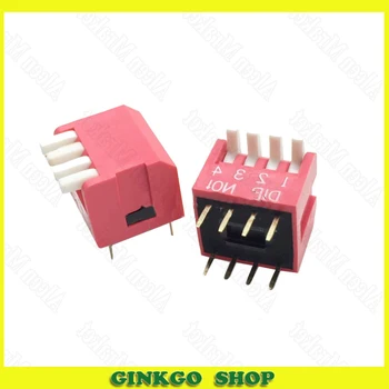 200pcs/lot Side Dial/Keys Type 4Position DIP Switch 2.54mm Spacing Straight Pin Red DIP Switch
200pcs/lot Side Dial/Keys Type 4Position DIP Switch 2.54mm Spacing Straight Pin Red DIP Switch