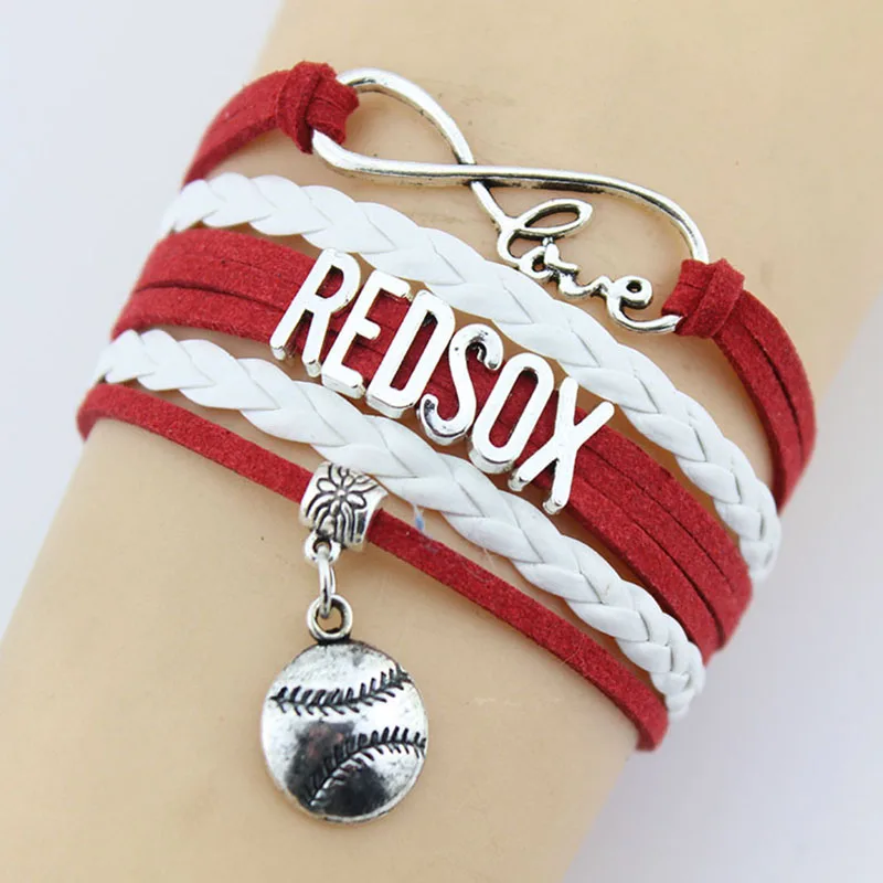 Drop Shipping Infinity Love Redsox Baseball Bracelet Handmade Sports Team Baseball Team Bracelet Custom Any Themes
Drop Shipping Infinity Love Redsox Baseball Bracelet Handmade Sports Team Baseball Team Bracelet Custom Any Themes