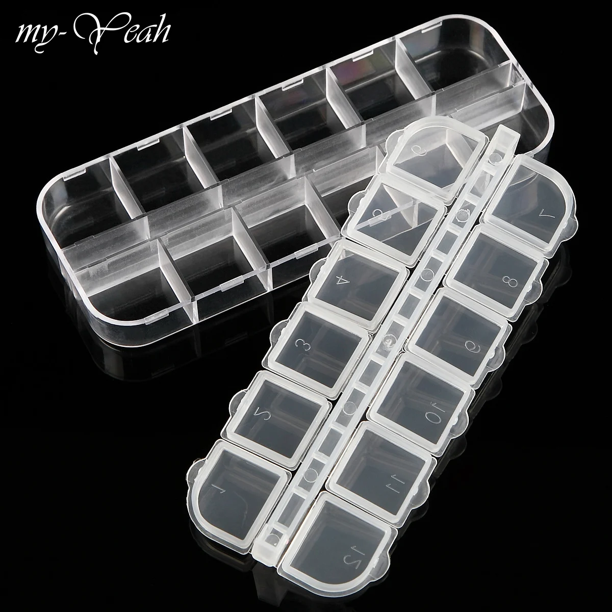 12 Grid Nail Art Clear Empty Plastic Storage Case Rhinestone Bead Dried Flower Earring Jewelry Box Container Manicure kit Holder
12 Grid Nail Art Clear Empty Plastic Storage Case Rhinestone Bead Dried Flower Earring Jewelry Box Container Manicure kit Holder