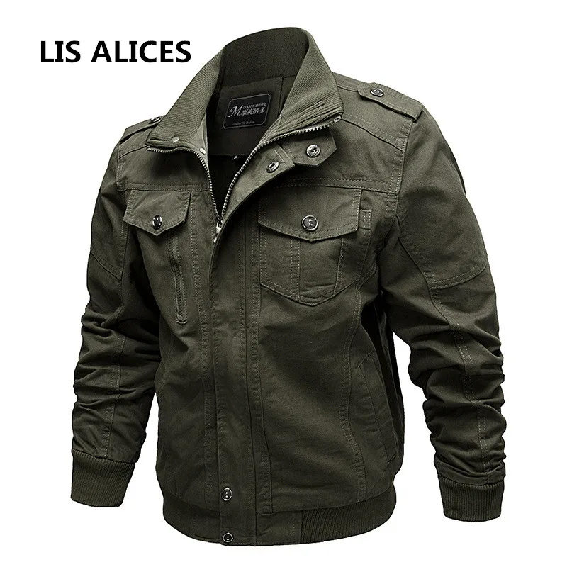 LIS ALICES Military Jacket Men Winter Cotton Jacket Coat Army Men's Pilot Jackets Air Force Spring Cargo Jaqueta Top Quality
LIS ALICES Military Jacket Men Winter Cotton Jacket Coat Army Men's Pilot Jackets Air Force Spring Cargo Jaqueta Top Quality
