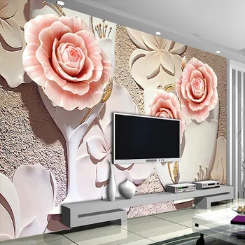 3D Wallpaper Stereo Embossed Flowers Photo Mural Bedroom Living Room TV Sofa Backdrop Wall Home Decor 3D Wall Papers Papel Mural
3D Wallpaper Stereo Embossed Flowers Photo Mural Bedroom Living Room TV Sofa Backdrop Wall Home Decor 3D Wall Papers Papel Mural