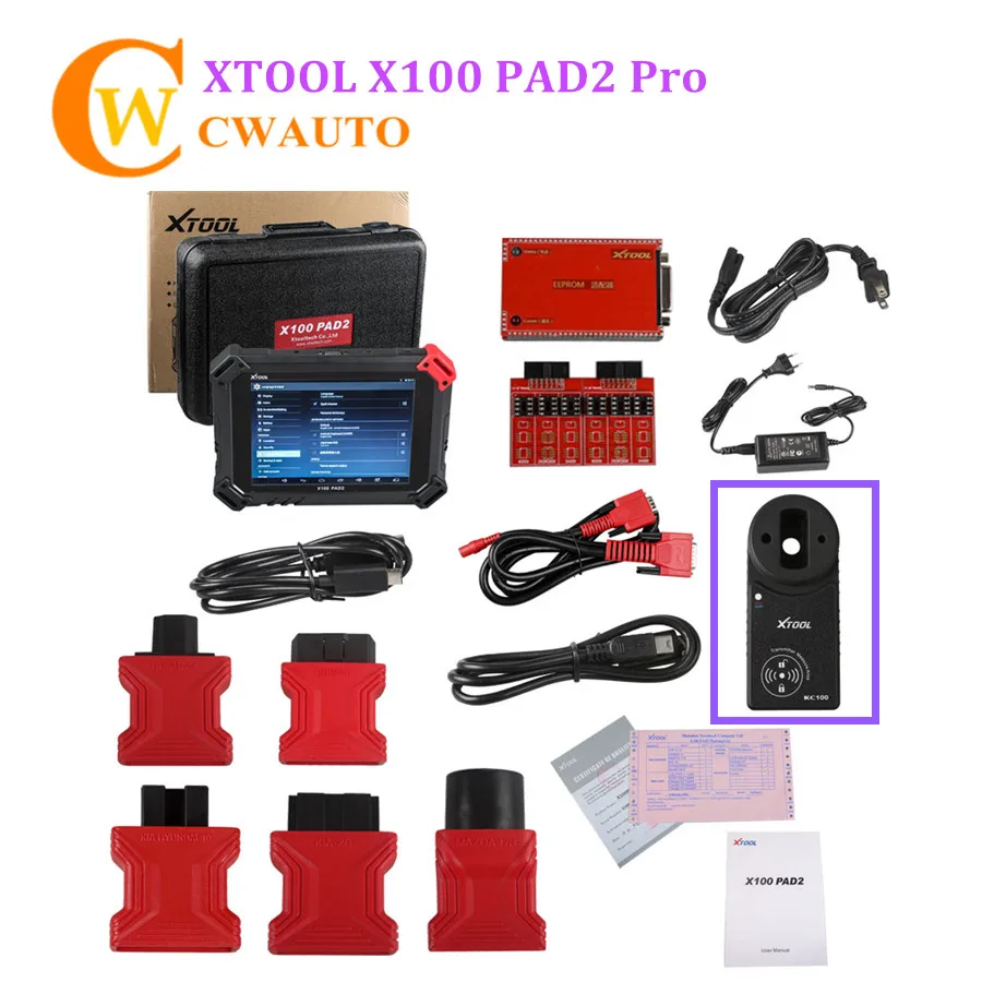 Xtool X100 PAD 2 Pro OBD2 автомобильный диагностический инструмент с ключом программатор