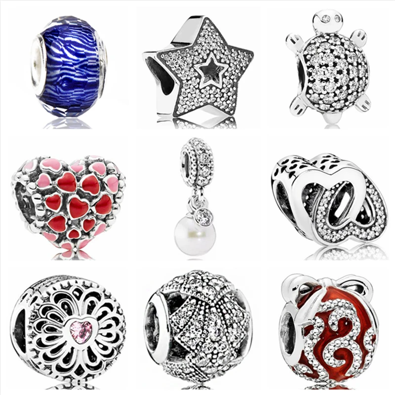 Btuamb Luxurious Star Love Heart Flower Crystal Simulated Pearl Pendant Beads Fit Brand Bracelet Charm DIY Making Jewelry Gift
Btuamb Luxurious Star Love Heart Flower Crystal Simulated Pearl Pendant Beads Fit Brand Bracelet Charm DIY Making Jewelry Gift