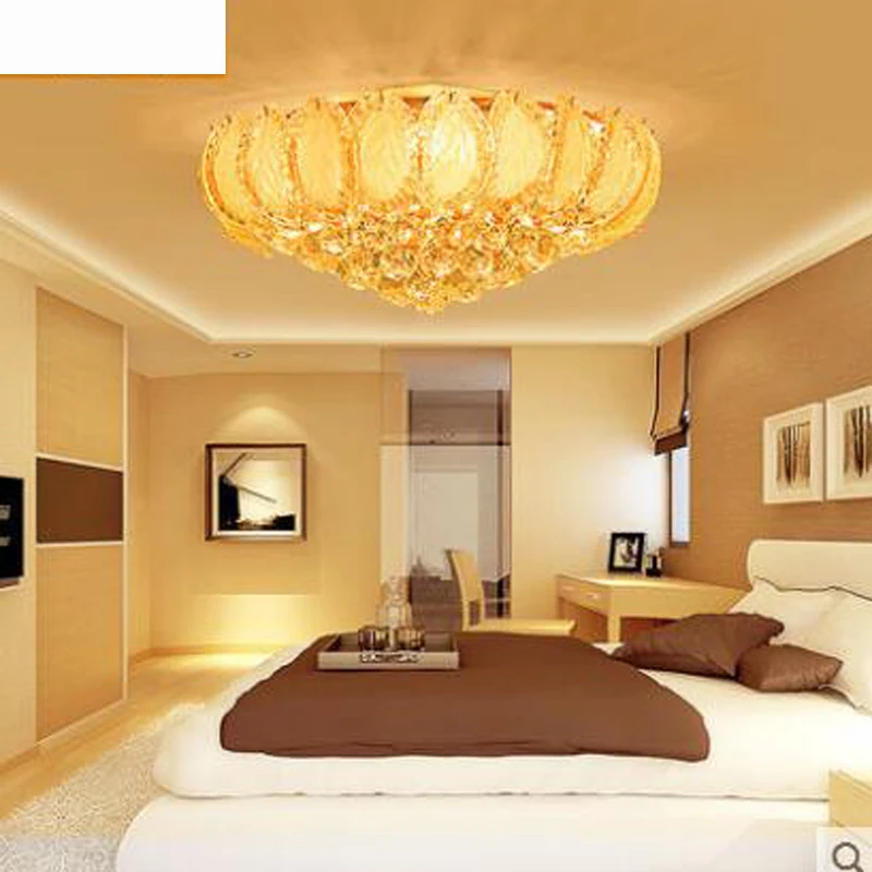 Round Bedroom Light Crystal lamp Simple Ceiling lamps Dining Room Living Room Study Lights Gold Lighting Fixtures led lighting
Round Bedroom Light Crystal lamp Simple Ceiling lamps Dining Room Living Room Study Lights Gold Lighting Fixtures led lighting