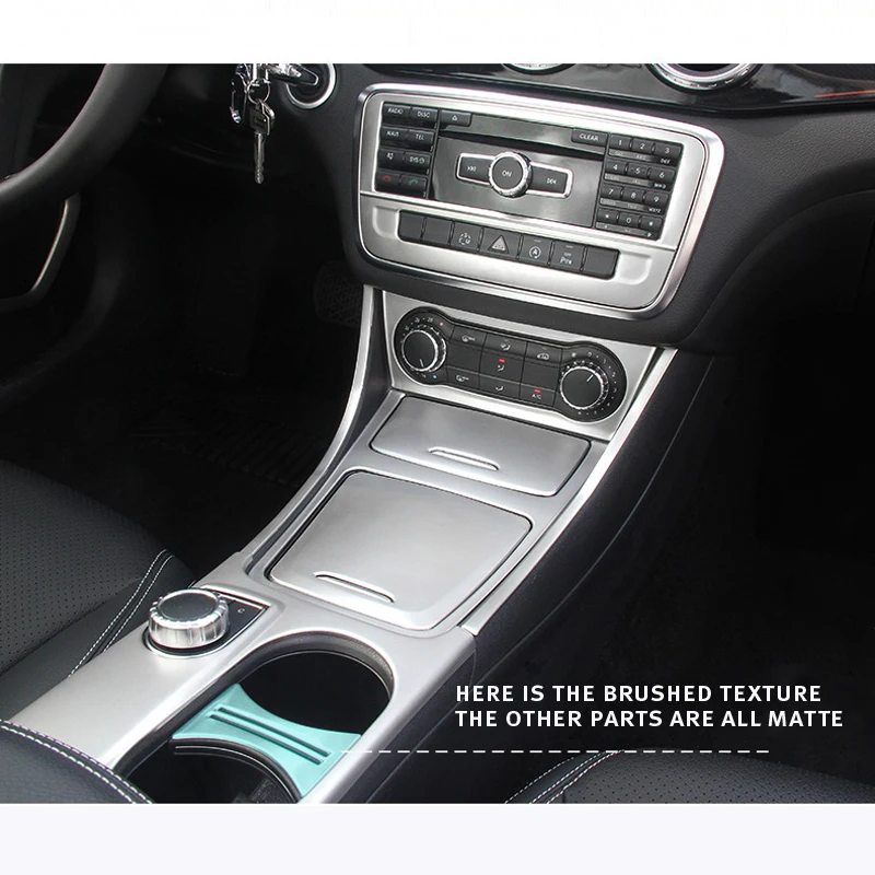 NEW 3D Chrome Center Console Panel Trim Sticker Decoration For Mercedes Benz A/GLA/CLA Class 200 220 260 W176 A180 Car Accessory 
NEW 3D Chrome Center Console Panel Trim Sticker Decoration For Mercedes Benz A/GLA/CLA Class 200 220 260 W176 A180 Car Accessory
