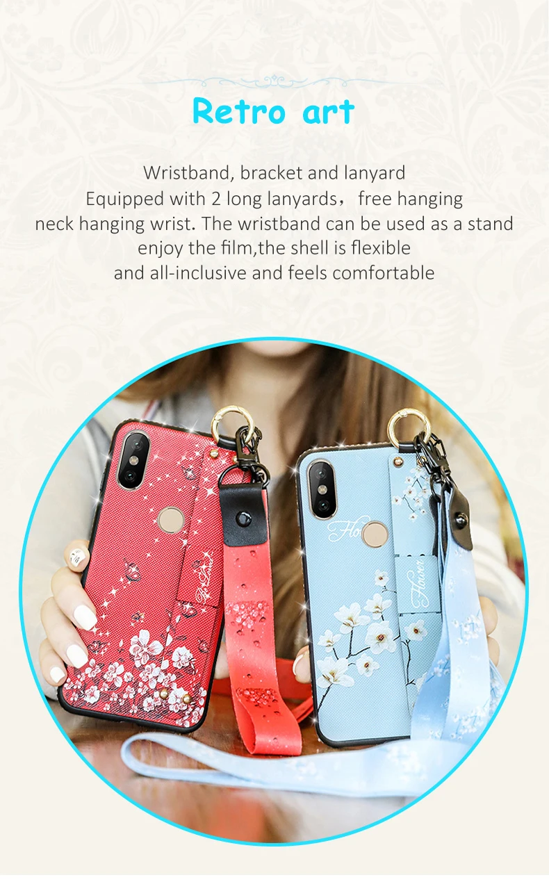 Luxury Bling Diamond Case For Xiaomi Redmi Note 7 4 4x 6a 5 6 Pro Cases Cell Phone Back Cover Floral Fanda For redmi5 Plus Capa