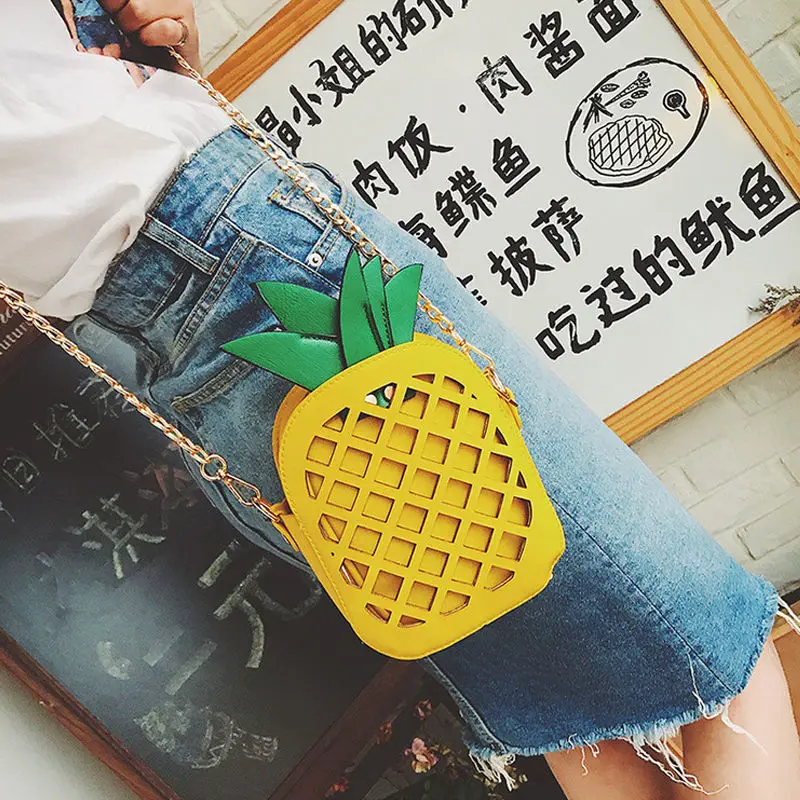Women Cross Body Cute Pineapple Shoulder Bags Girls Pineapple Totes Handbags Chain Bag
Women Cross Body Cute Pineapple Shoulder Bags Girls Pineapple Totes Handbags Chain Bag