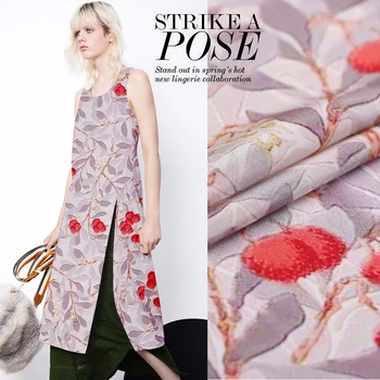 Summer digital inkjet silk crepe de chine fabric breathable silk fabric for dress soft natural silk fabric wholesale silk cloth
Summer digital inkjet silk crepe de chine fabric breathable silk fabric for dress soft natural silk fabric wholesale silk cloth