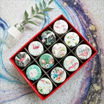 24pcs/box Ins Flamingo Print Tin Drum Shape Box Metal Coin Saver Jewerly Case Pill case Chocolate Box Iron Gift Storage Case
24pcs/box Ins Flamingo Print Tin Drum Shape Box Metal Coin Saver Jewerly Case Pill case Chocolate Box Iron Gift Storage Case
