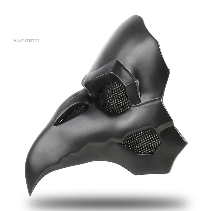 Cool OW PVC Type Punk Mask Crow Reaper Nevermore Skin Black Masks Reaper Plague Doctor Mask Birds Long Nose Punk Crow Retro Rock
Cool OW PVC Type Punk Mask Crow Reaper Nevermore Skin Black Masks Reaper Plague Doctor Mask Birds Long Nose Punk Crow Retro Rock