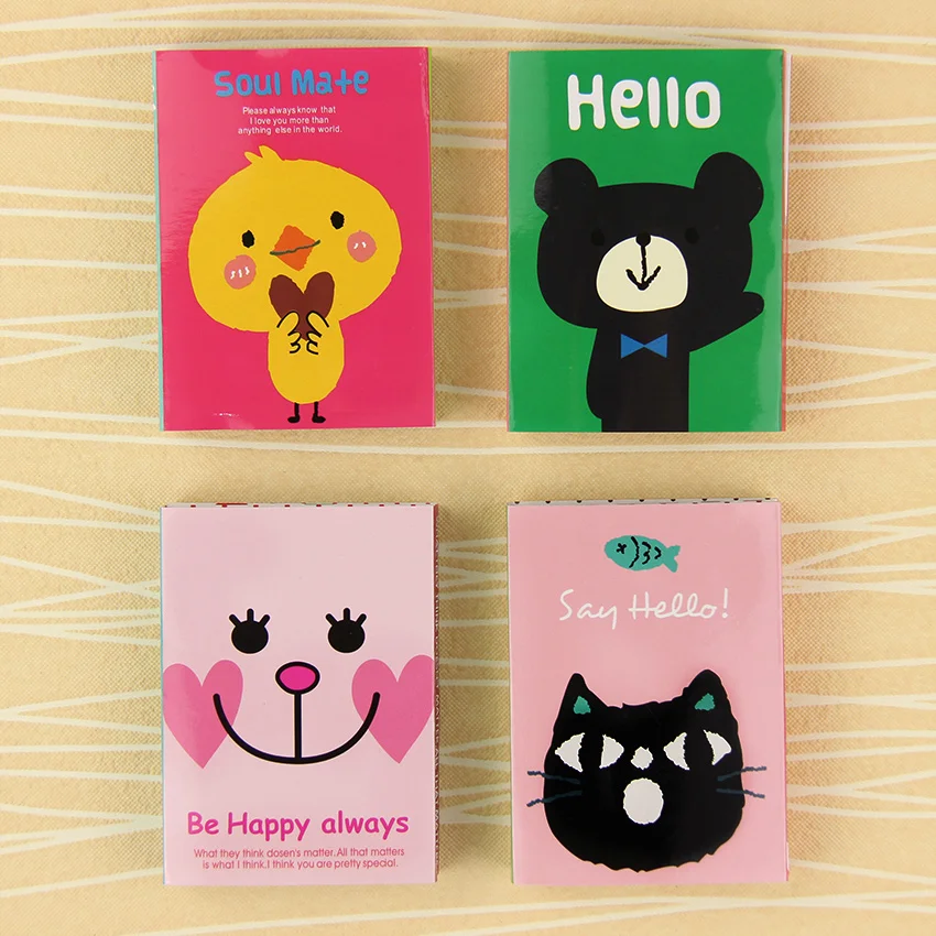1PC Korean Fashion Stationery Small Animals 4 Fold N Times Sticky Notes Memo Pad Student Learning Supplies
1PC Korean Fashion Stationery Small Animals 4 Fold N Times Sticky Notes Memo Pad Student Learning Supplies
