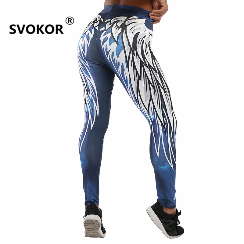 SVOKOR Sexy Push Up Leggings Women High Waist 3D Digital Printed Legging Fitness Clothing Angel Wings Printed Sportswear
SVOKOR Sexy Push Up Leggings Women High Waist 3D Digital Printed Legging Fitness Clothing Angel Wings Printed Sportswear