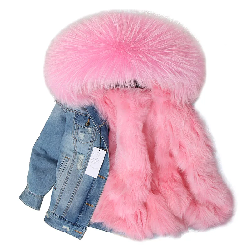 2019MAOMAOKONG natural fox fur lined fur and natural rex rabbit lined jacket denim jacket natural fox fur collar
2019MAOMAOKONG natural fox fur lined fur and natural rex rabbit lined jacket denim jacket natural fox fur collar
