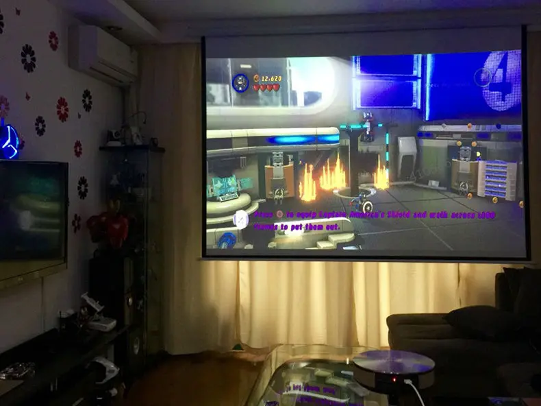 120 Inch 4 to 3 motorized screen pic 5
